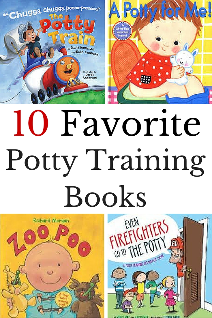 10 of our favorite potty training books for kids to help kids learn to use the potty.