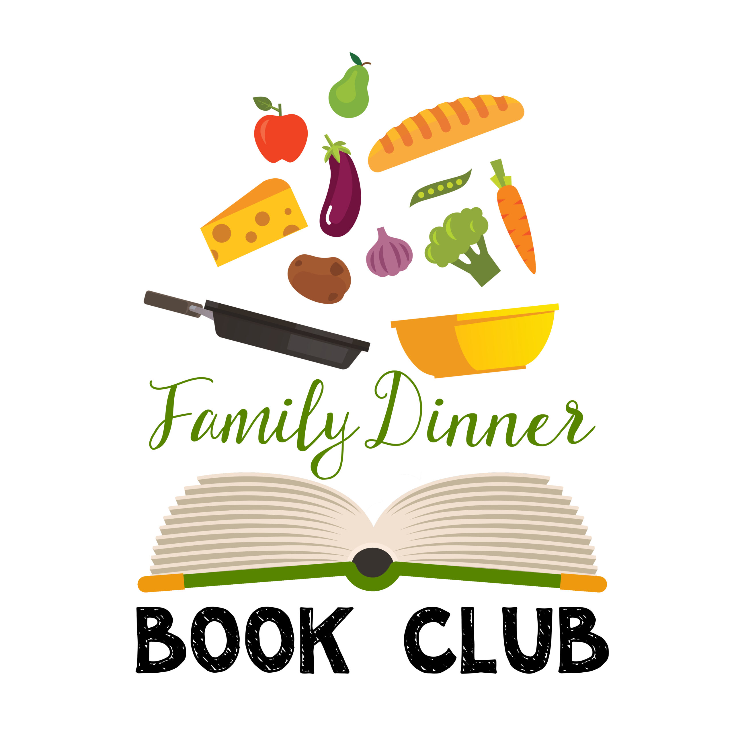 Over 26 Family Dinner Book Club ideas together. Themed menus, table crafts for families, question prompts, and family service projects ideas included for FREE.