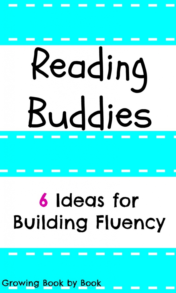 Ideas for creating a reading buddy to work on fluency skills from growingbookbyboook.com 