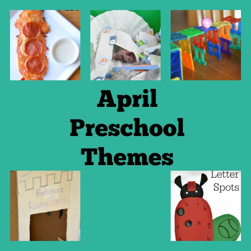 preschool themes for April