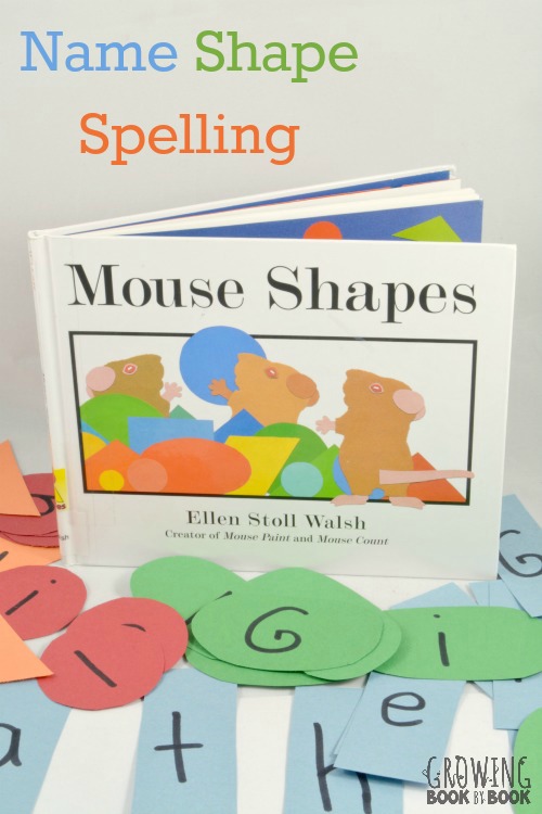 Name Activity with Shapes inspired by Mouse Shapes by Growing Book by Book 