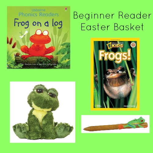 Easter basket ideas for beginning readers to help build literacy skills.