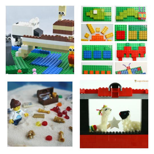 Lego activities that encourage storytelling with kids.