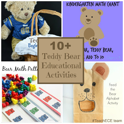 10+ Teddy Bear Activities for math, science, literacy and more!