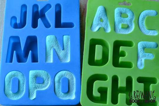 alphabet molds to make slime letters