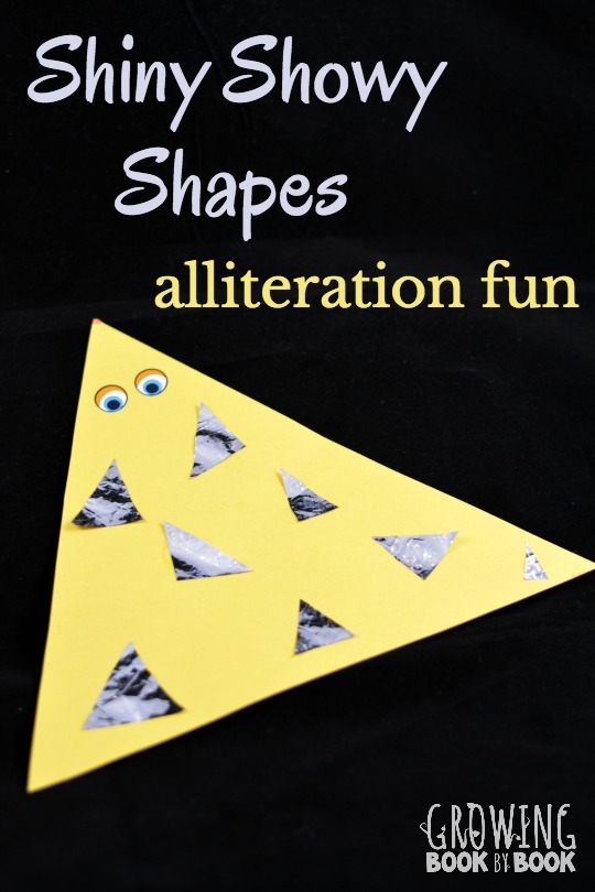 Shapes alliteration activity is a fun and playful way to build phonological awareness. Plus, you work on shape recognition.