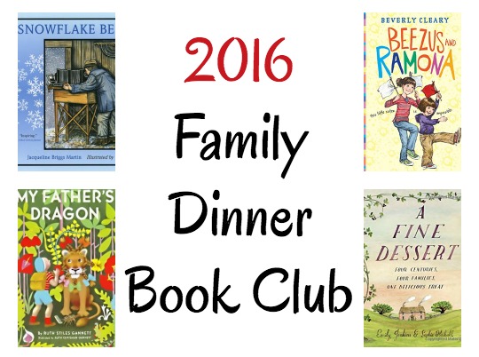 The 2016 Family Dinner Book Club Line-Up