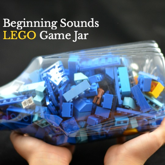 Create a super easy Lego game to work on phonological awareness.