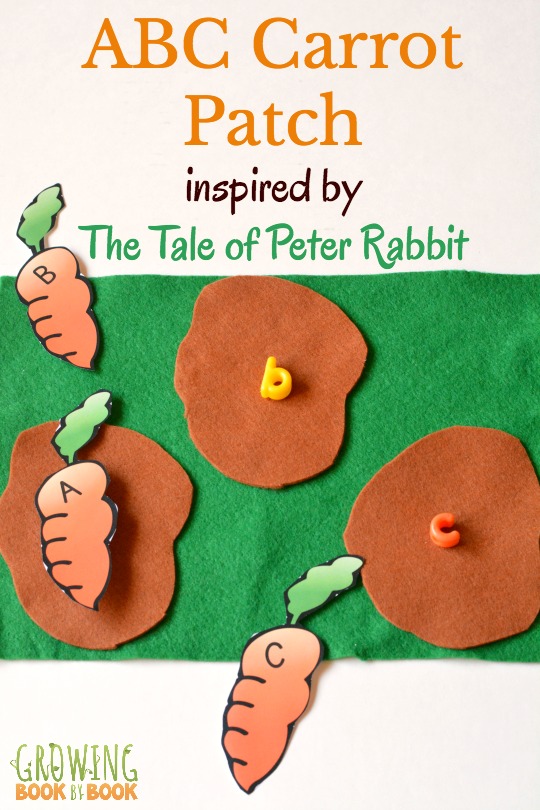 Play this fun ABC carrot patch game to compliment the book, The Tale of Peter Rabbit by Beatrix Potter.