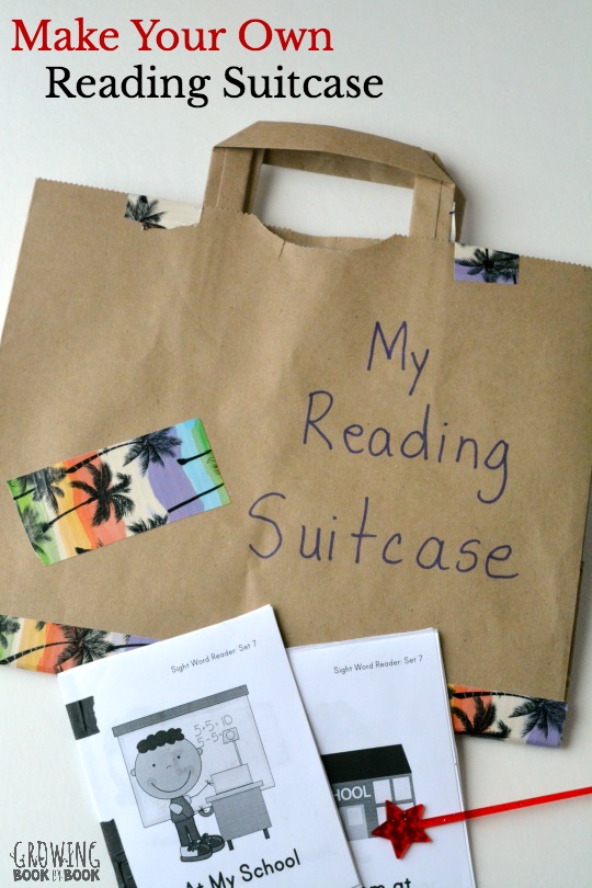 Emergent readers will love to have their very reading suitcase to use during guided reading. Fill it with printable books, pointers and more. And, it even hangs!