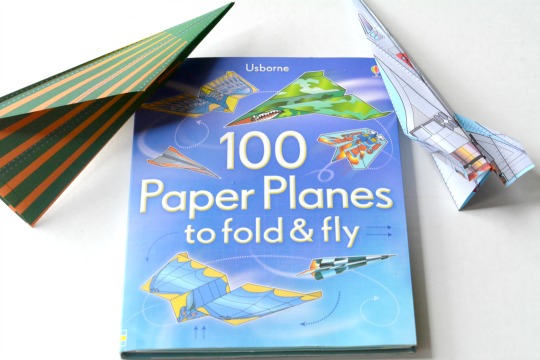 A great paper airplane book full of paper and directions.
