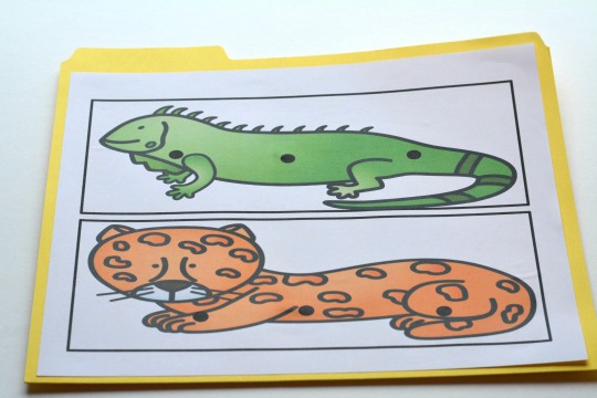print out your free rainforest animals for a phonemic awareness activity