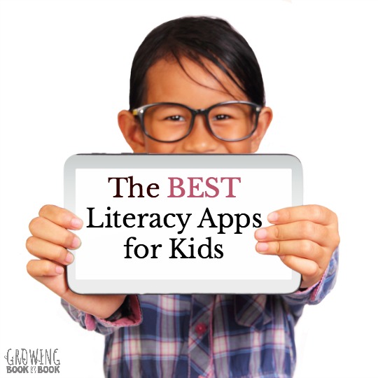 The best of the best apps for kids to build literacy skills. Apps for reading books, word work, handwriting and storytelling.