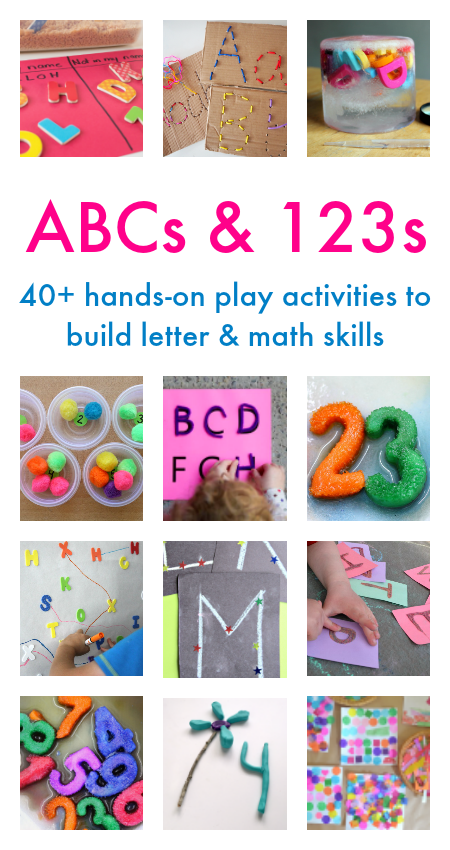 Playful and hands-on ideas for learning your ABCs and 123s from a terrific group of educators and moms from around the world. Get your copy today!