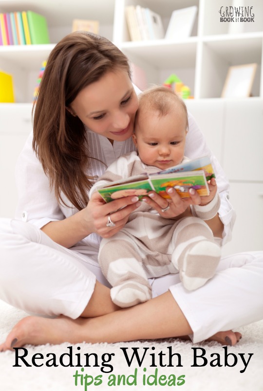 Tips and resources for building literacy skills with babies. Including books to read to baby.