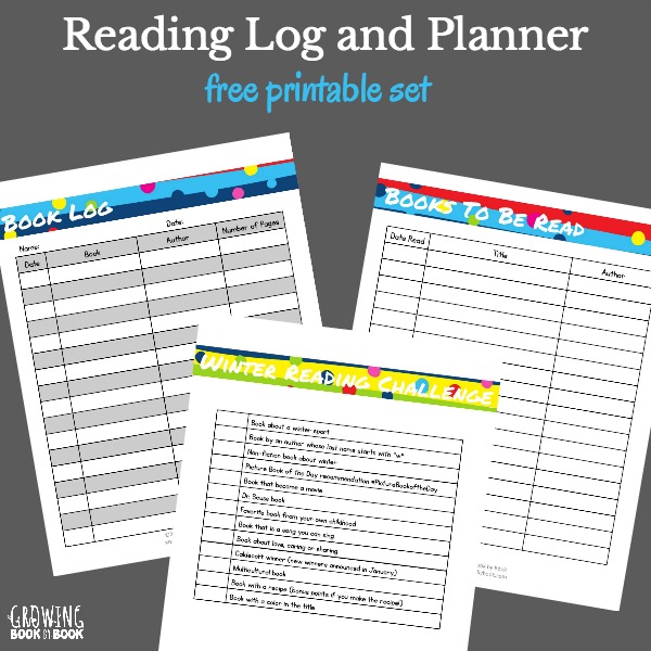 Grab this free printable reading log and planner. It has book logs, reading goal sheet, author birthday list, literacy celebrations, reading challenges, and so much more!