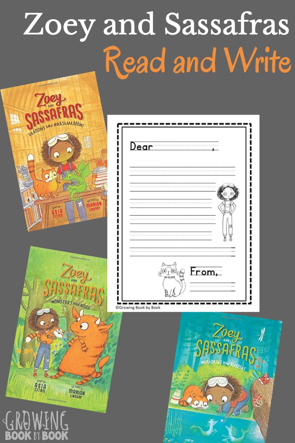 Print this free stationery for kids to write their own letters to the magical creatures in Zoey and Sassafras.