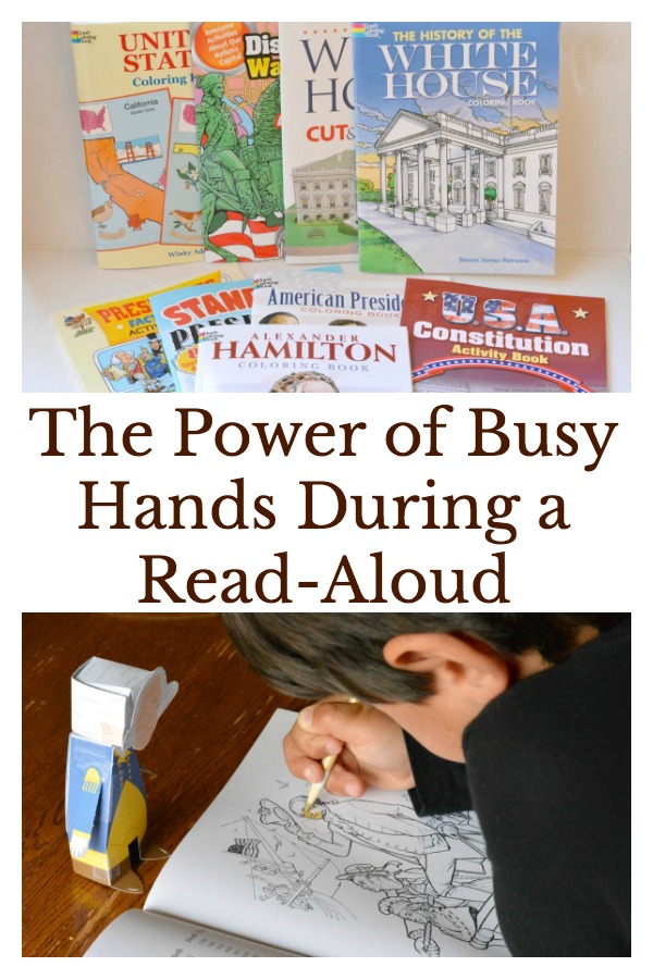 Help kids focus during a read aloud with coloring and activities to keep hands busy.