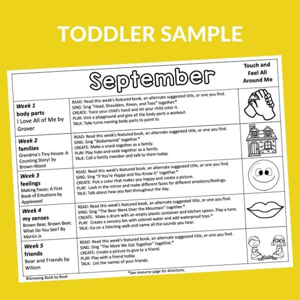 Make homework meaningful with these toddler book activity calendars. Perfect for encouraging family literacy.