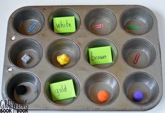 Need to learn color words? Try this muffin tin reading game that will color word recognition in a fun and easy way!