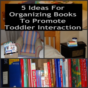 5 Ideas for organizing books to promote toddler inteaction from Growing Book by Book