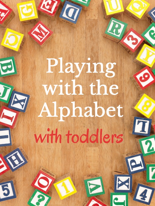 Learning the alphabet activities for toddlers to help learn the ABCs.