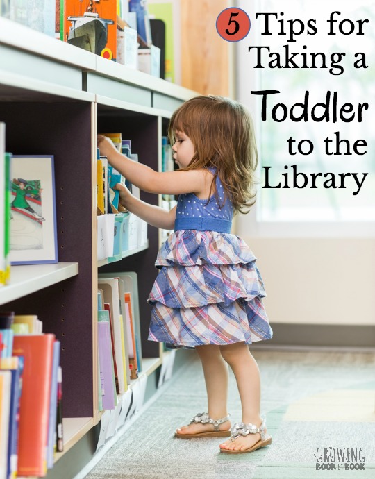 Visiting the library with a toddler can be a challenge. Here are 5 tips for making that trip a successful one!