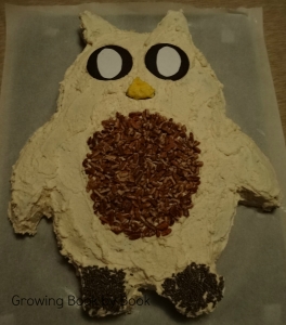 Owl Cake from Growing Book by Book
