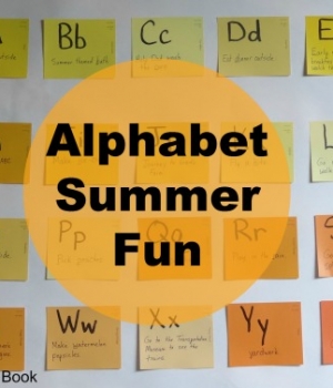 Alphabet Summer Fun, summer bucket list, ABC books and activities
