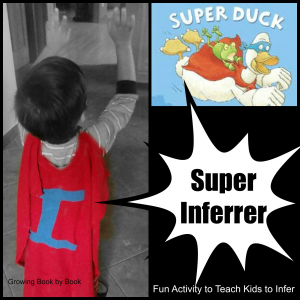 Super Inferrer activity to teach kids how to infer