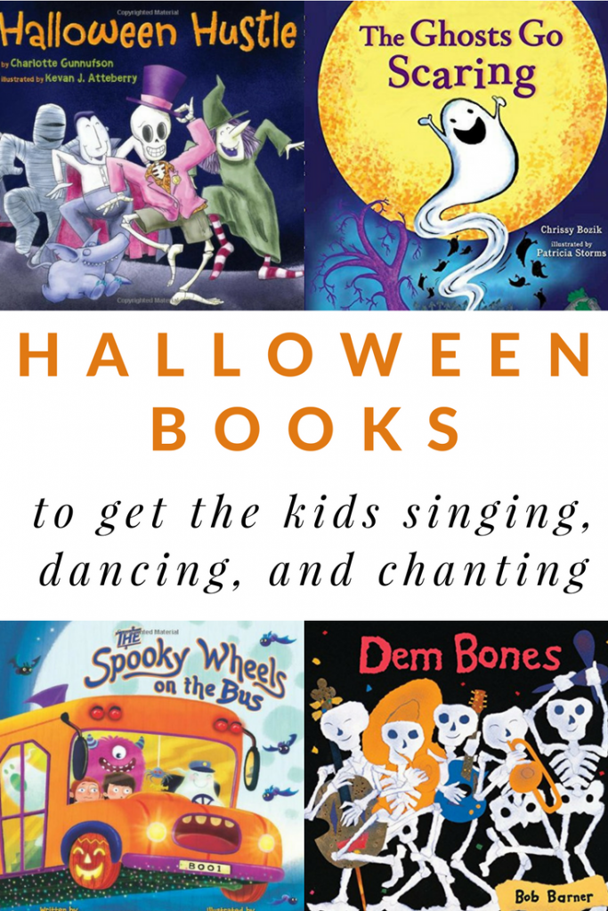 Halloween Books That Will Get the Kids Singing, Chanting and Dancing! Perfect holiday read-alouds for preschool or toddler circle time.