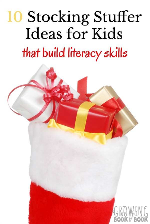 Stocking stuffer ideas for kids that will help build literacy skills. Check out these educational stocking stuffer ideas.
