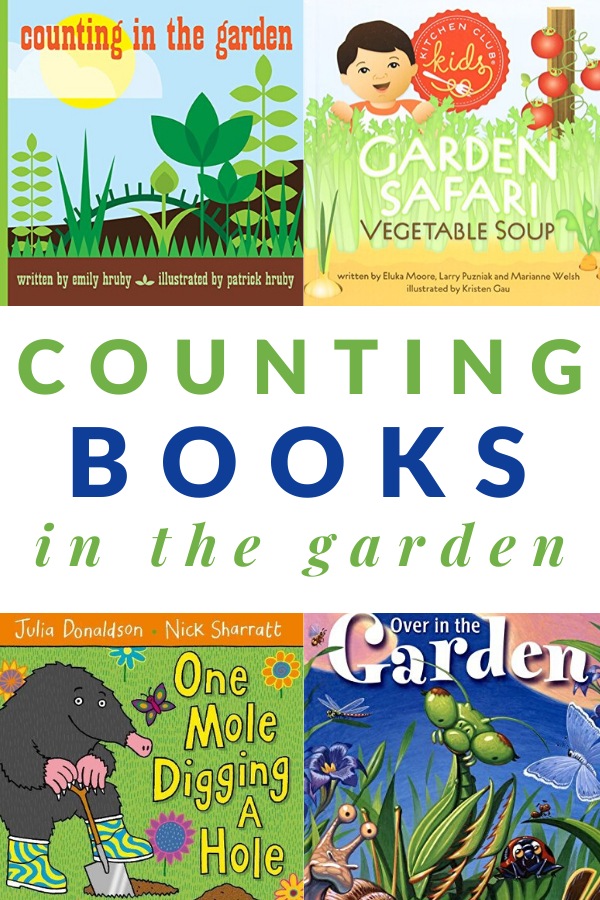books that teach counting in the garden