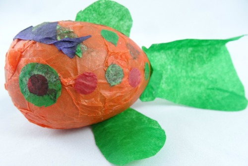 Fish Eyes inspired Easter Egg Decorating