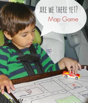 Car Trip Games for Kids: Are We There Yet Maps help to keep little one busy and build literacy skills from growingbookbybook.com