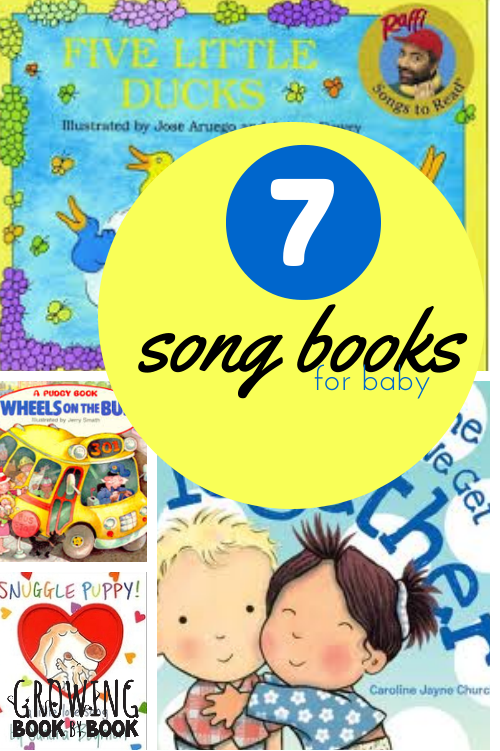 Favorite books of songs for babies from growingbookbybook.com 
