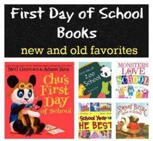 books to read for the first day of school