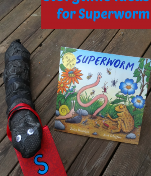 Storytime Ideas for Superworm from growingbookbybook.com
