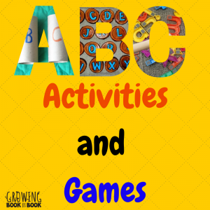 Alphabet games and activities to help kids learn letters and sounds from growingbookbybook.com