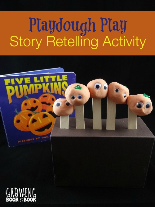 Five Little Pumpkins book and activity from growingbookbybook.com