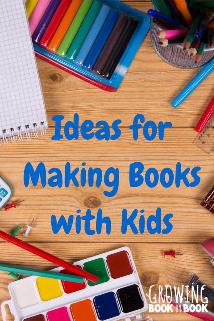Creative book making ideas for kids gathered from growingbookbybook.com