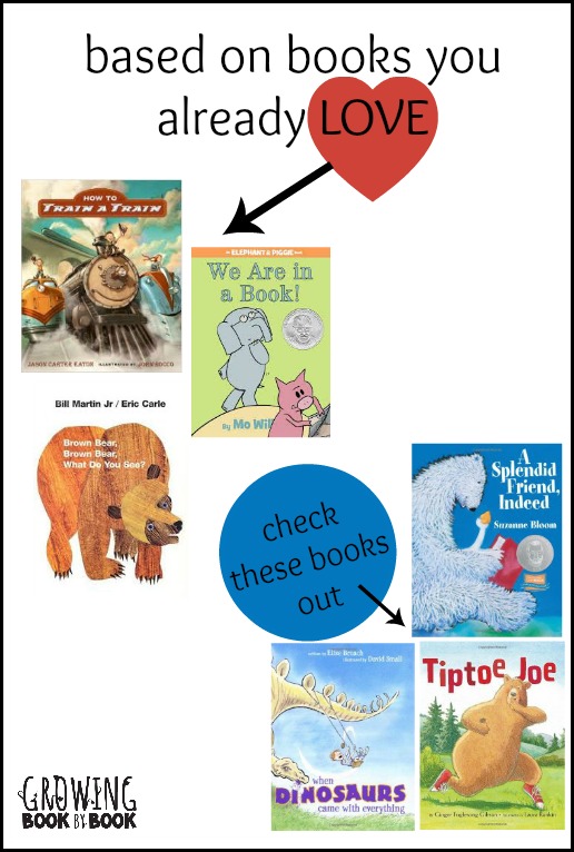 book recommendations based on books for kids that you already love from growingbookbybook.com #kidlit