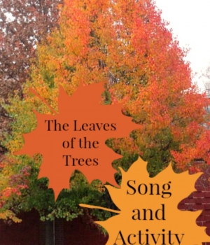 A fall themed song and activity perfect for preschoolers and from growingbookbybook.com #playfulpreschool