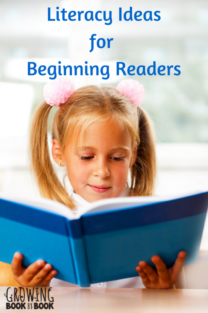 lots of literacy ideas for beginning readers from growingbookbybook.com