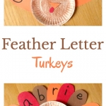 A fun Thanksgiving craft to practice learning your name.
