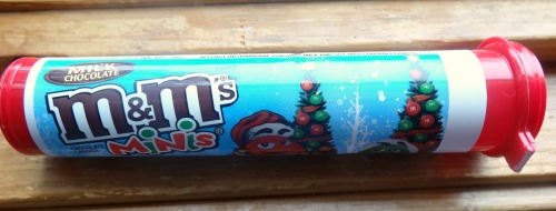 M&M container becomes elf on the shelf mail container