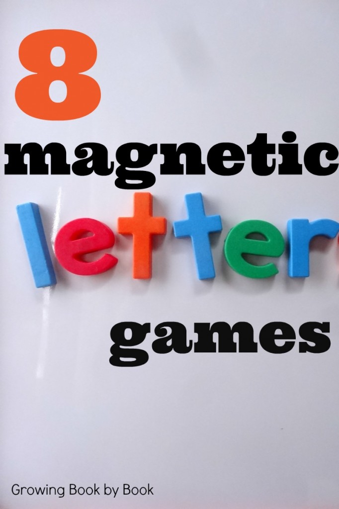 8 magnetic letter games