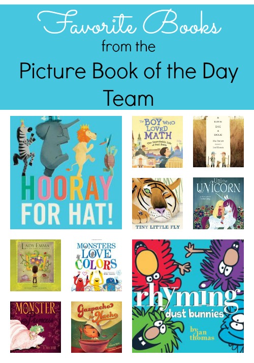 The Picture Book of the Day team shares their favorite books shared this year!  20 great titles to check out.