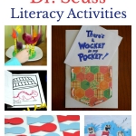 Lots of Dr. Seuss literacy activities for learning the alphabet, fine motor skills, writing activities. sight words and more!