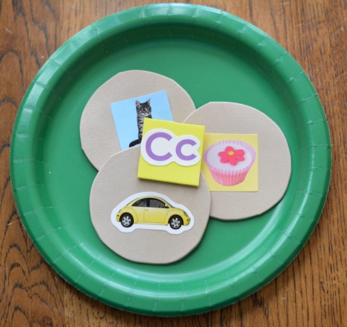 a plate of beginning sound pancakes